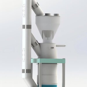 Automatic discontinuous totalizing hopper weigher